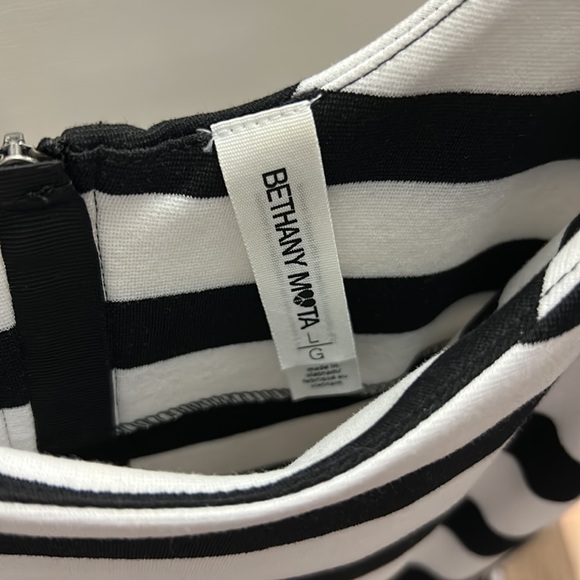 Aeropostale x Bethany Mota Black & White Striped Dress - Picture 3 of 5